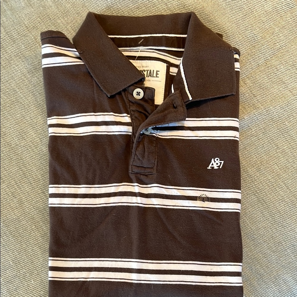 Aeropostale Men's Brown Polo Shirt